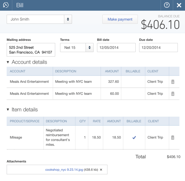 Tallie instantly delivers expenses into QuickBooks Online